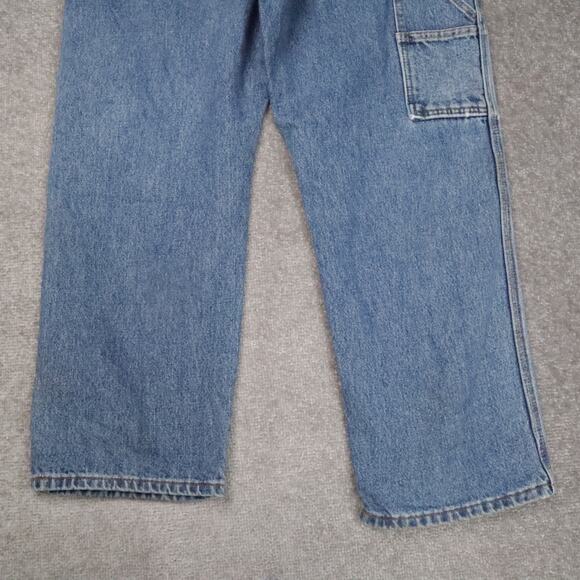 Red Kap Carpenter 36x30 Medium Wash Straight Leg Blue Denim Jeans - Picture 8 of 10